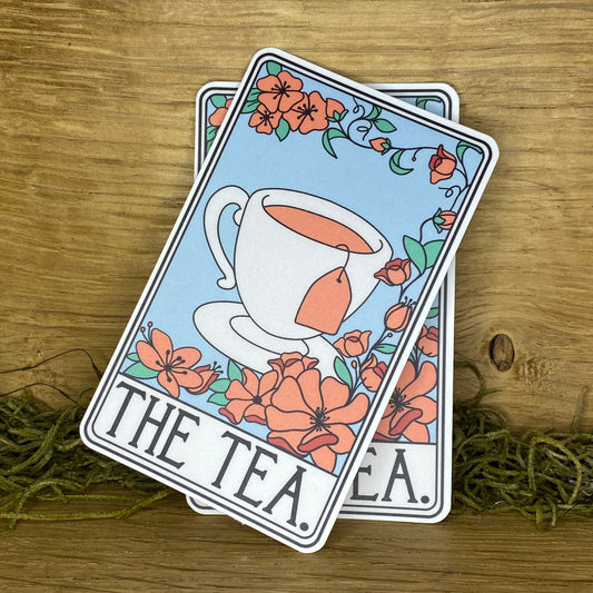 „The Tea“ Tarot Sticker